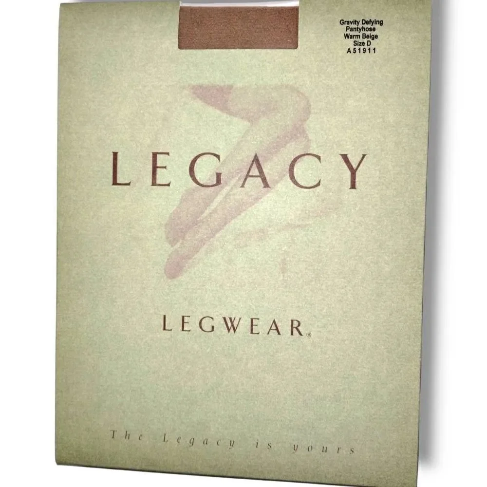Legacy Pantyhose (2) Body Shaper‎ Black & Warm Beige Gravity Defying Size D